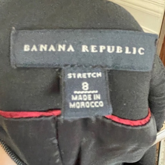 Banana Republic Black Wool Skirt, Size 8 - Picture 5 of 5